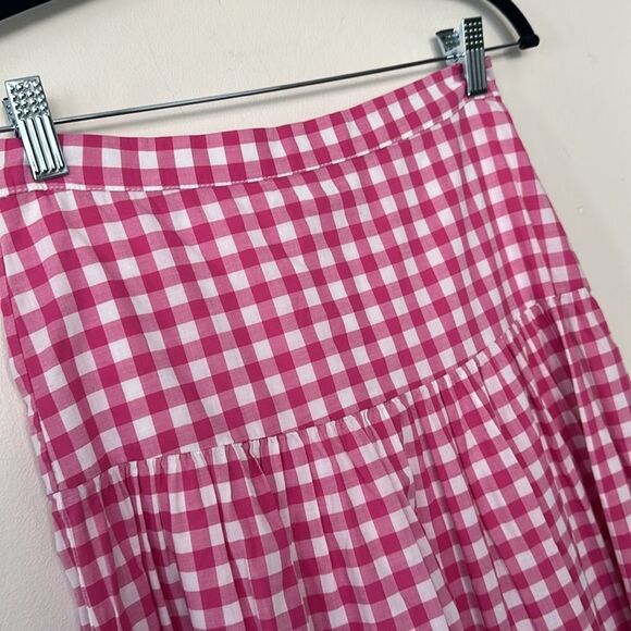 J. Crew Checkered Tiered Maxi Skirt XS - Picture 3 of 5